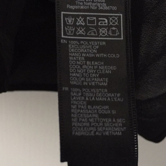 Donated - Sheer black tank with chain neckline - Picture 4 of 5